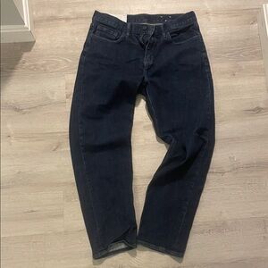 Men's Dark Blue Relaxed Jeans banana republic 31x30
